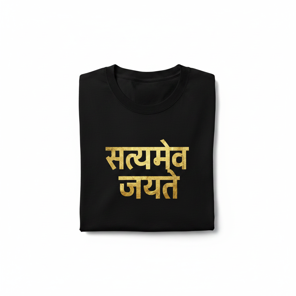 Satyamev Jayate Tee - Folded