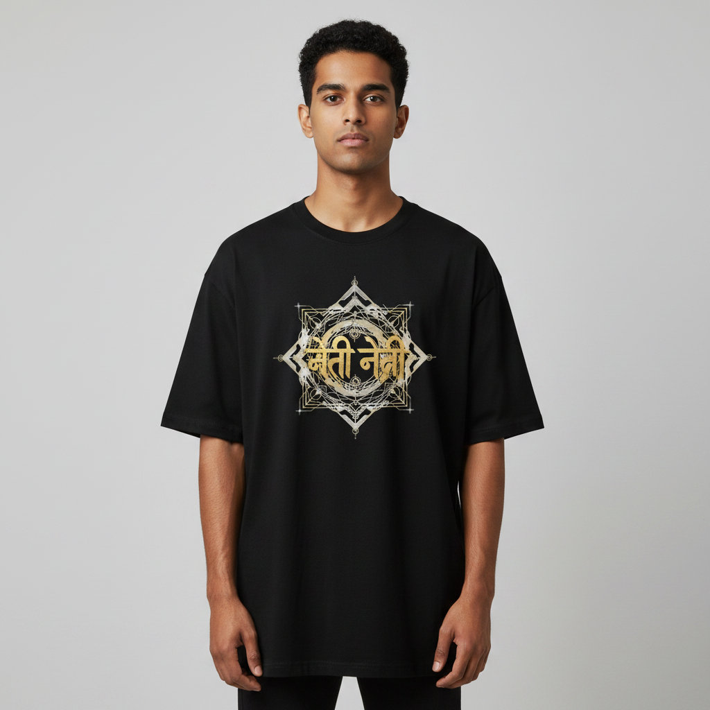 Neti Neti Tee - Confident Stance Model