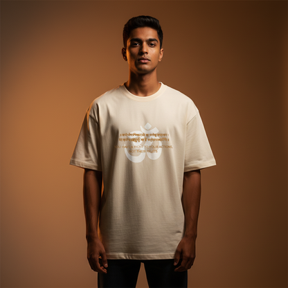 Bhagavad Gita Tee - Confident Stance, Amber Studio