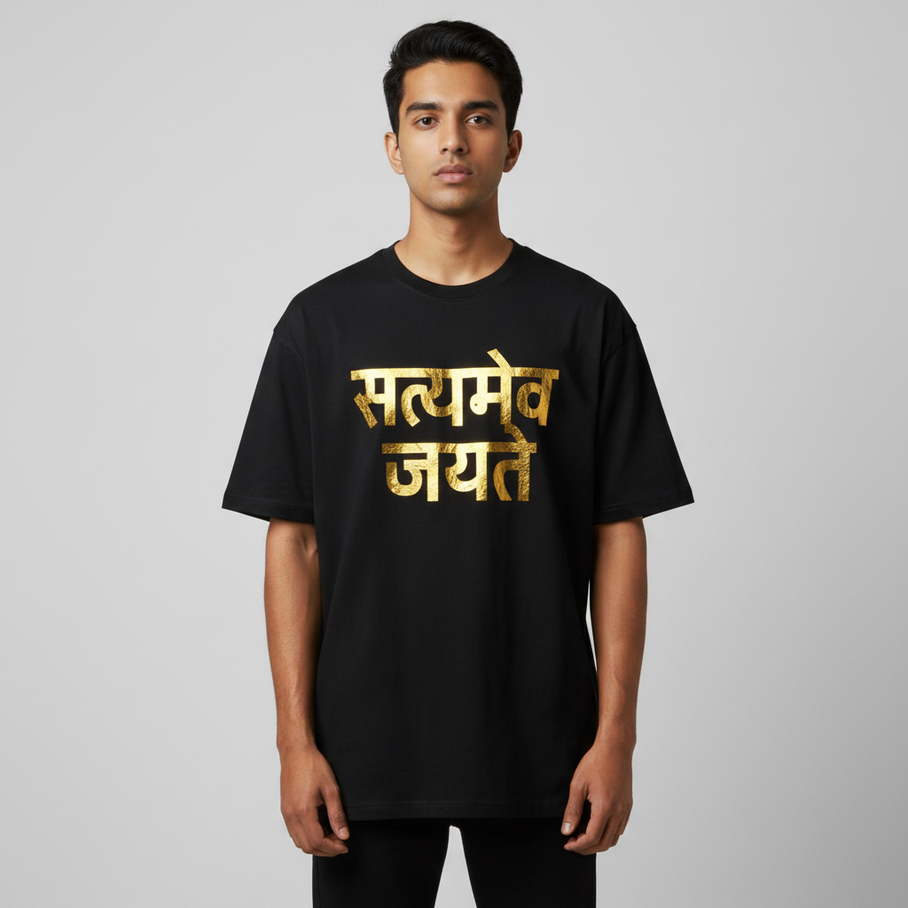 Satyamev Jayate Tee - Confident Stance Model