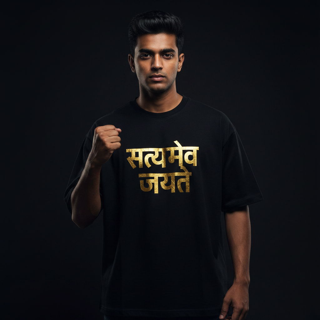 Satyamev Jayate Tee - Power Pose Model