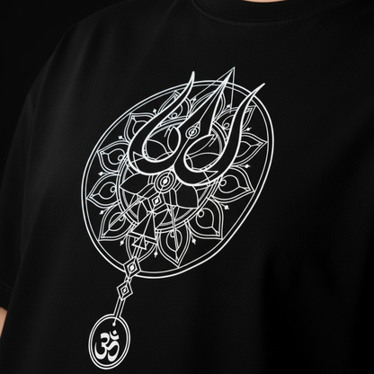 Trishul Tee - Print Detail Close-up